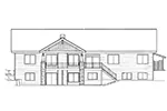 Rear Elevation - Andromeda Craftsman Home 096D-0061 | House Plans and More