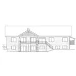 Rear Elevation - Andromeda Craftsman Home 096D-0061 | House Plans and More