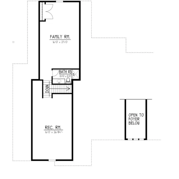 Modern Farmhouse Plan Second Floor - 096D-0062 | House Plans and More