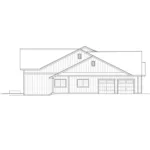 Modern Farmhouse Plan Left Elevation - 096D-0062 | House Plans and More