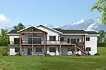 Rustic House Plan Rear Photo 01 - 096D-0063 | House Plans and More