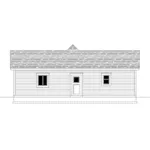 Log Cabin House Plan Rear Elevation - 096D-0064 | House Plans and More