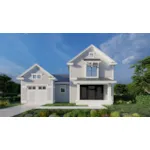 Modern Farmhouse Plan Front of House 096D-0066