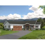 Craftsman House Plan Front of House 096D-0071