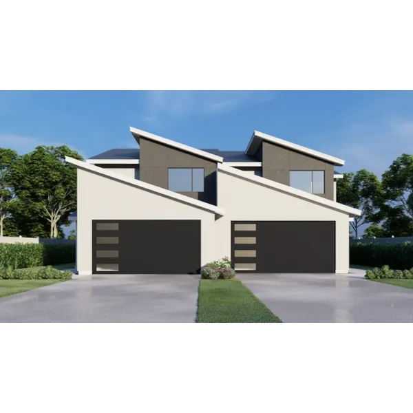 Modern Duplex Exterior