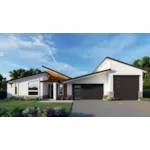 Contemporary House Plan Front of House 096S-0001