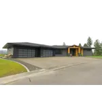 Prairie House Plan Front of House 096S-0002