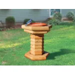 Lanscape timber bird feeder has rustic country charm and is perfect for the bird enthusiast