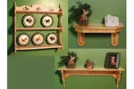 This basic all wood shelf is a designt hat would easily fit into any room décor