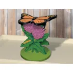 This cheerful butterfly plant stand is the perfect look for a greenhouse, sunroom or covered patio