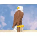 Big 3D eagle looks great when perched on a post or fence