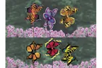 Six different style beautiful butterfly whirligigs add whimsey, color and movement to your favorite flower garden
