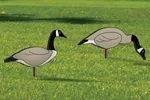 The flock of geese yard art pattern includes two different geese designs