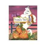 Pumpkin patch sign post adds to your festive yard Halloween scene