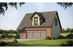 Traditional House Plan Front of House 098D-7500