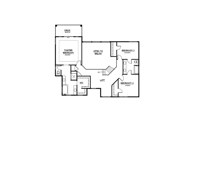 Contemporary House Plan Second Floor - Lavrenti Italian Style Home 101D-0001 - Shop House Plans and More