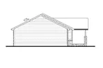 Craftsman House Plan Left Elevation - Ladue Craftsman Ranch Home 101D-0011 - Shop House Plans and More