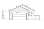 Traditional House Plan Rear Elevation - Gailwood Craftsman Cabin Home 101D-0012 - Search House Plans and More