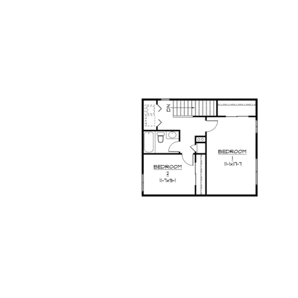 Country House Plan Second Floor - Lighthouse Hill Craftsman Home 101D-0013 - Shop House Plans and More