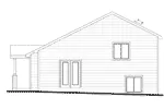 Traditional House Plan Right Elevation - Boccardi Creek Cottage Home 101D-0016 - Search House Plans and More