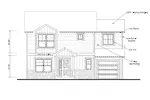Country House Plan Front Elevation - Ruskin Craftsman Home 101D-0017 - Shop House Plans and More