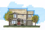 Friendly Two-Story Home Has Subtle Craftsman Style