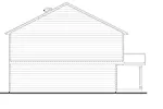 Craftsman House Plan Left Elevation - Ruskin Craftsman Home 101D-0017 - Shop House Plans and More