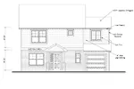 Craftsman House Plan Front Elevation - Marillac Traditional Home 101D-0018 - Shop House Plans and More