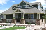 Arts & Crafts House Plan Front of Home - Femme Osage Craftsman Home 101D-0020 - Search House Plans and More