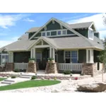 Arts & Crafts House Plan Front of Home - Femme Osage Craftsman Home 101D-0020 - Search House Plans and More