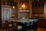 Ranch House Plan Kitchen Photo 01 - Javier Hill Luxury Rustic Home 101D-0022 - Search House Plans and More