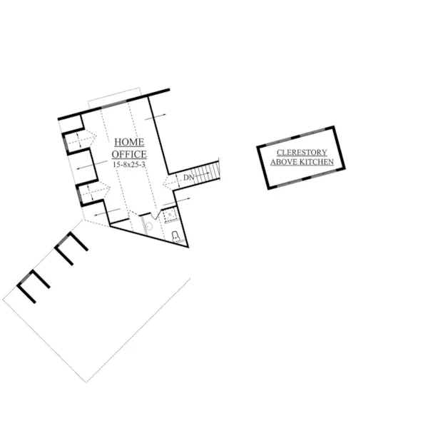 Rustic House Plan Second Floor - Douglas Cliff Rustic Home 101D-0026 - Search House Plans and More