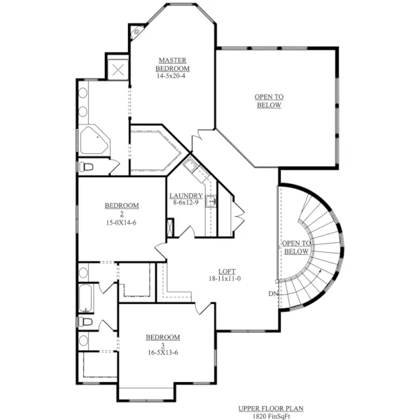 Craftsman House Plan Second Floor - Tahoe Point Craftsman Home 101D-0031 - Shop House Plans and More