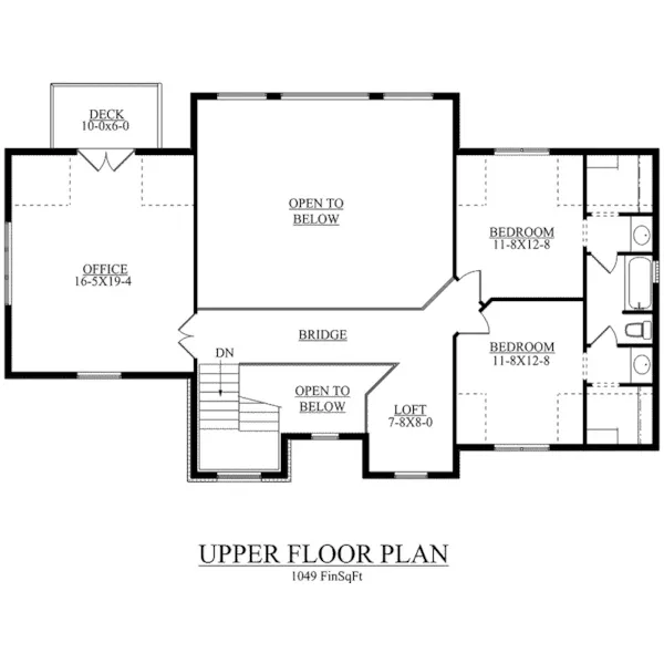 Mountain House Plan Second Floor - Snowmass Point Prairie Home 101D-0033 - Shop House Plans and More