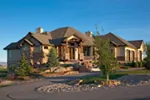 Arts & Crafts House Plan Front of Home - Novak Lake Rustic Home 101D-0038 - Shop House Plans and More