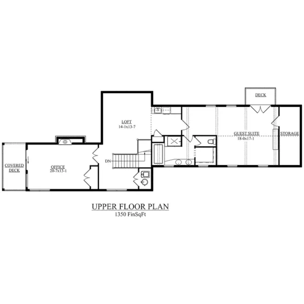 Farmhouse Plan Second Floor - Aaron Creek Country Home 101D-0042 - Search House Plans and More