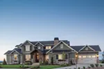 Craftsman House Plan Front of Home - Eagle Point Luxury Home 101D-0044 - Search House Plans and More