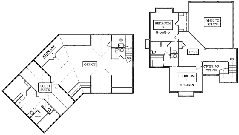 European House Plan Second Floor - Caledonia Luxury Home 101D-0046 - Search House Plans and More