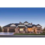 Ranch House Plan Front of House 101D-0047