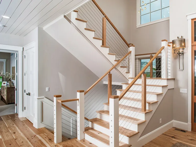 European House Plan Stairs Photo 01 - Murphy Bend Luxury Home 101D-0050 - Shop House Plans and More