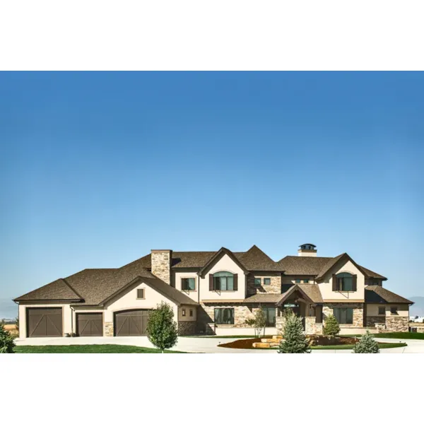 Modern House Plan Front of Home - Suffolk European Luxury Home 101D-0053 - Shop House Plans and More