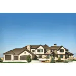 Modern House Plan Front of Home - Suffolk European Luxury Home 101D-0053 - Shop House Plans and More