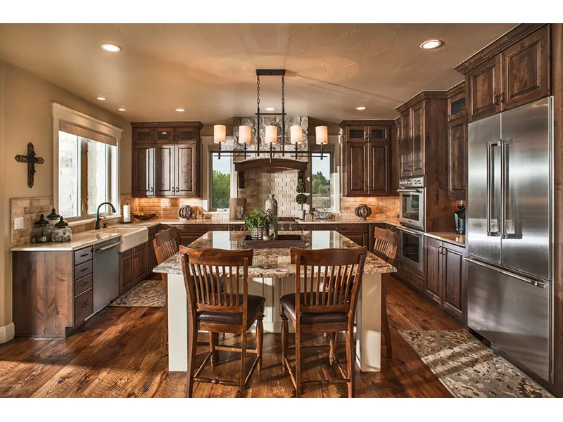 Traditional House Plan Kitchen Photo 02 - Hastings Craftsman Ranch Home 101D-0057 - Search House Plans and More
