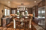 Rustic House Plan Kitchen Photo 02 - Hastings Craftsman Ranch Home 101D-0057 - Search House Plans and More