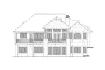 Traditional House Plan Rear Elevation - Hastings Craftsman Ranch Home 101D-0057 - Search House Plans and More