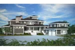Craftsman House Plan Front of Home - Clear Cove Craftsman Home 101D-0058 - Search House Plans and More