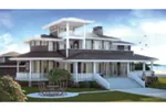 Craftsman House Plan Rear Photo 01 - Clear Cove Craftsman Home 101D-0058 - Search House Plans and More