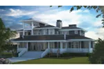 European House Plan Rear Photo 02 - Clear Cove Craftsman Home 101D-0058 - Search House Plans and More