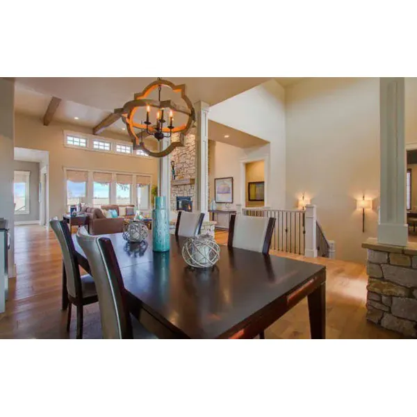 Dining Room Photo 01 - Canyon Vista Rustic Home 101D-0064 - Search House Plans and More