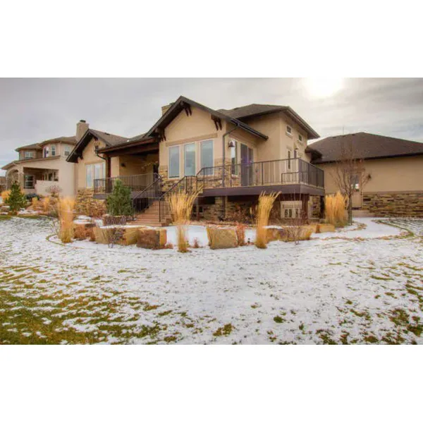 Rear Photo 01 - Canyon Vista Rustic Home 101D-0064 - Search House Plans and More